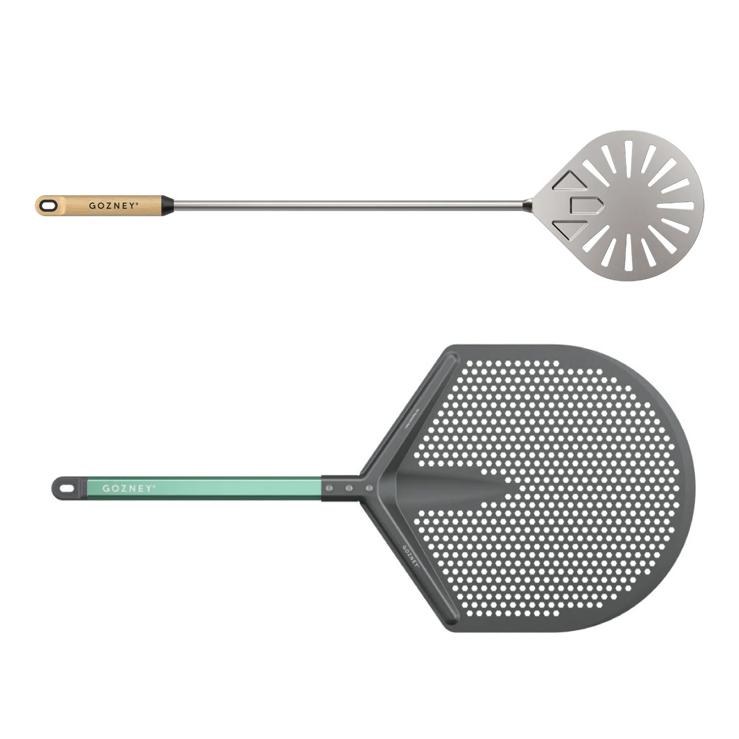 Gozney° Pizzaheber Set - Pro Aluminium Pizzaheber & Balance runder Pizzawender