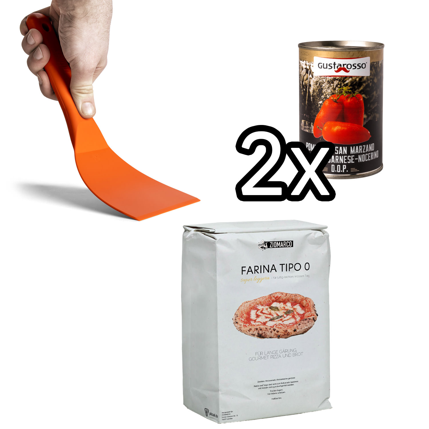 FUMOSA X ZIOMARCO & Gustarosso Pizza-Kit »Starter« (4-tlg.)