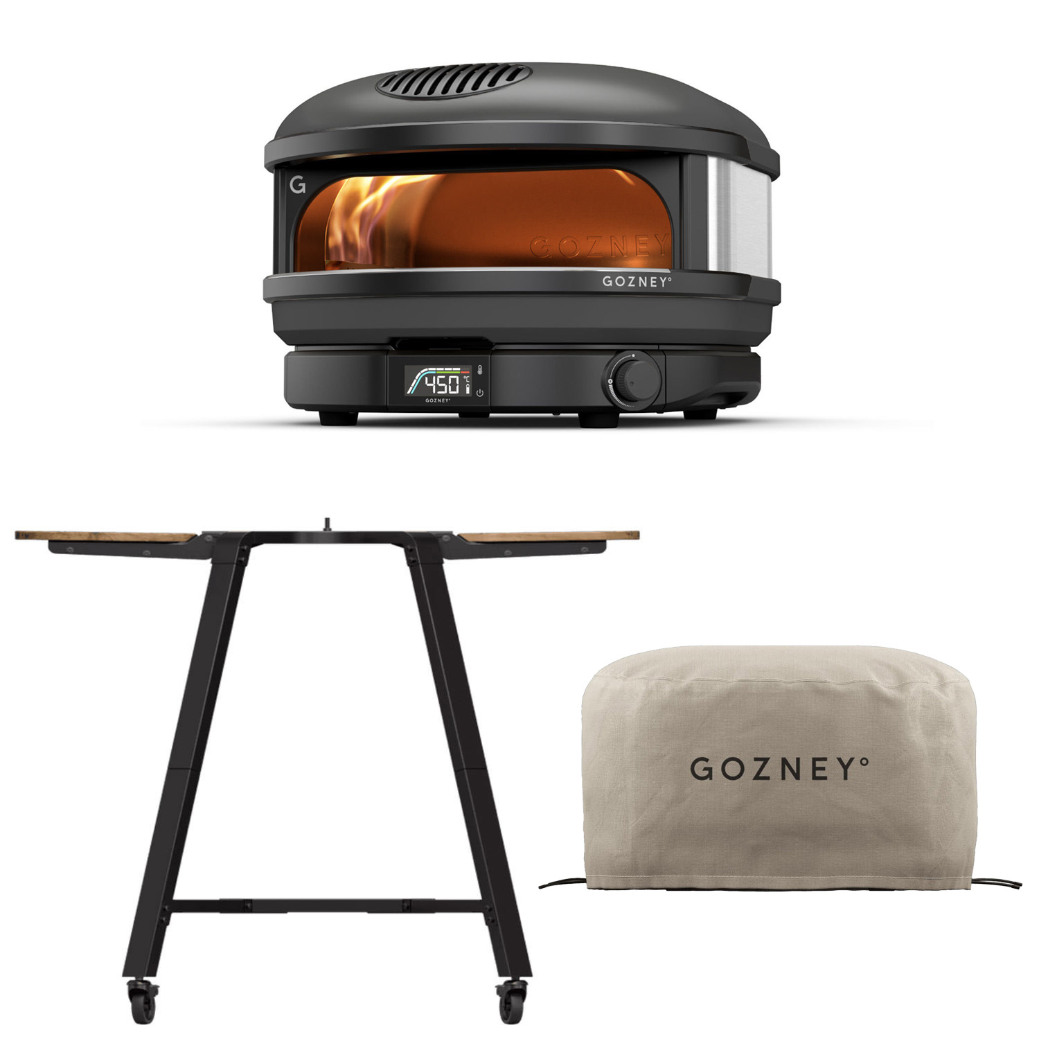 Gozney° Arc Off-Black Gas Pizzaofen-Bundle »Basic« (3-tlg.)