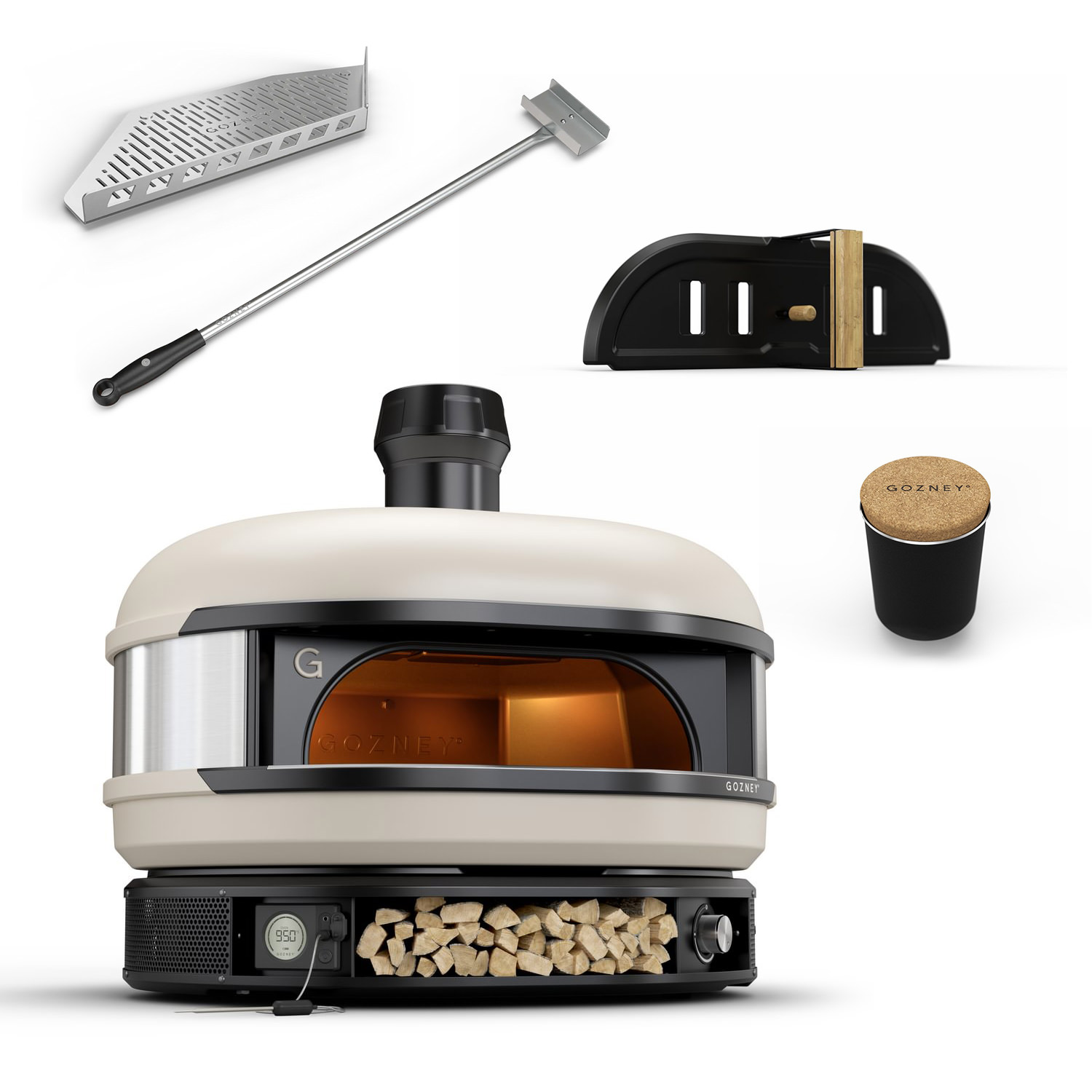 Gozney° Dome Multi-fuel Pizzaofen-Bundle »Wood Fire« (5-tlg.)