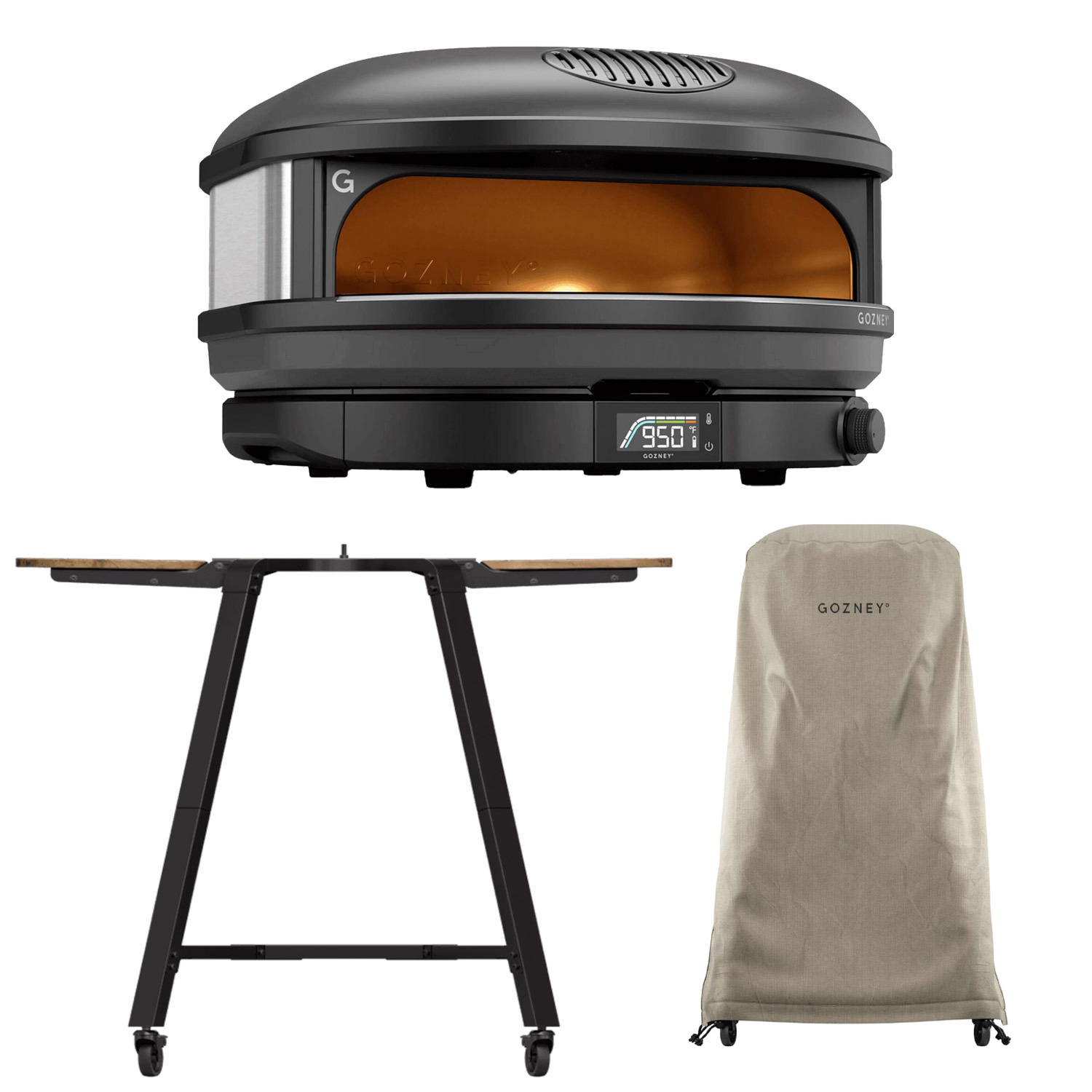 Gozney° Arc XL Off-Black Gas Pizzaofen-Bundle »Basic-Long« (3-tlg.)