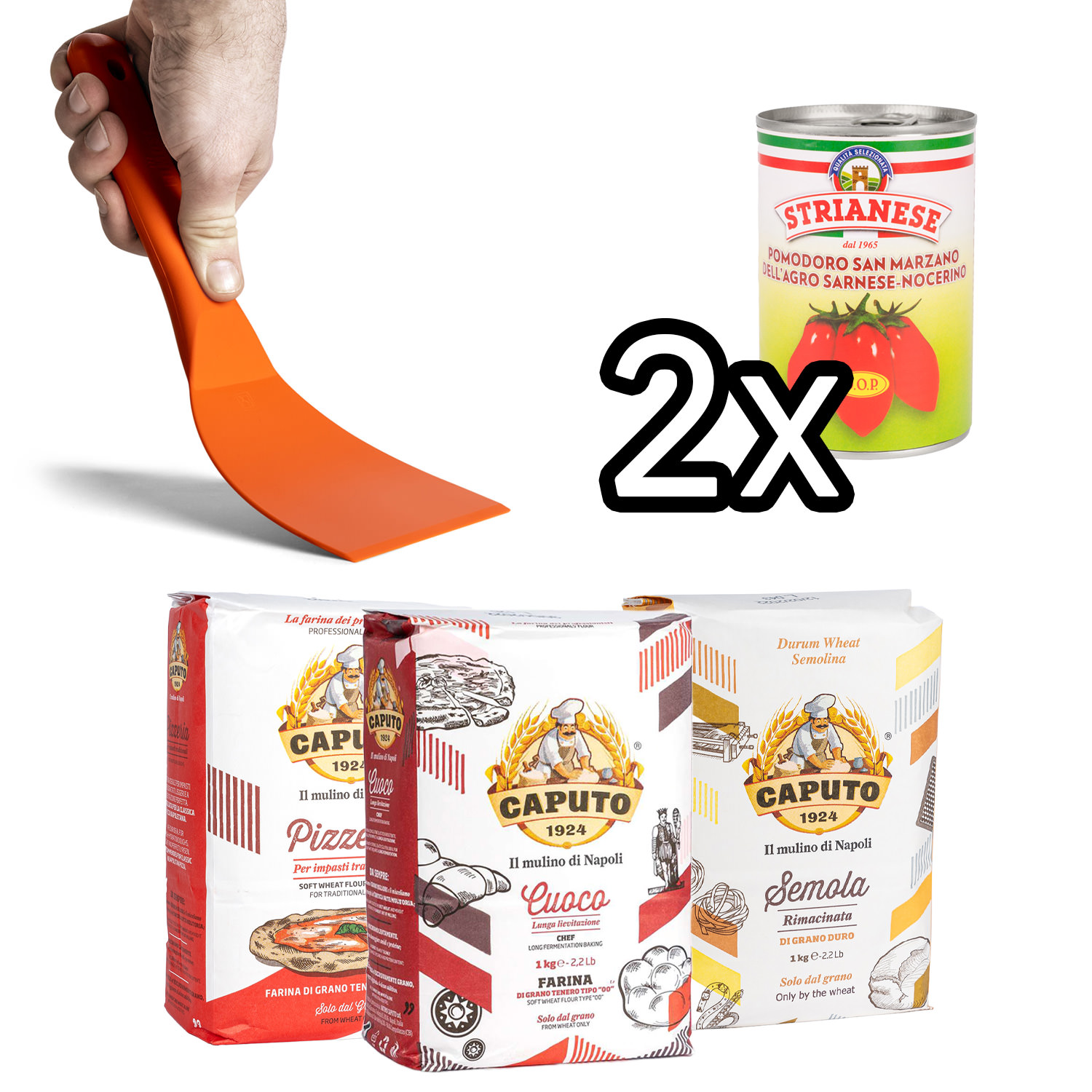 FUMOSA X Caputo & Strianese Pizza-Kit »Starter« (6-tlg.)