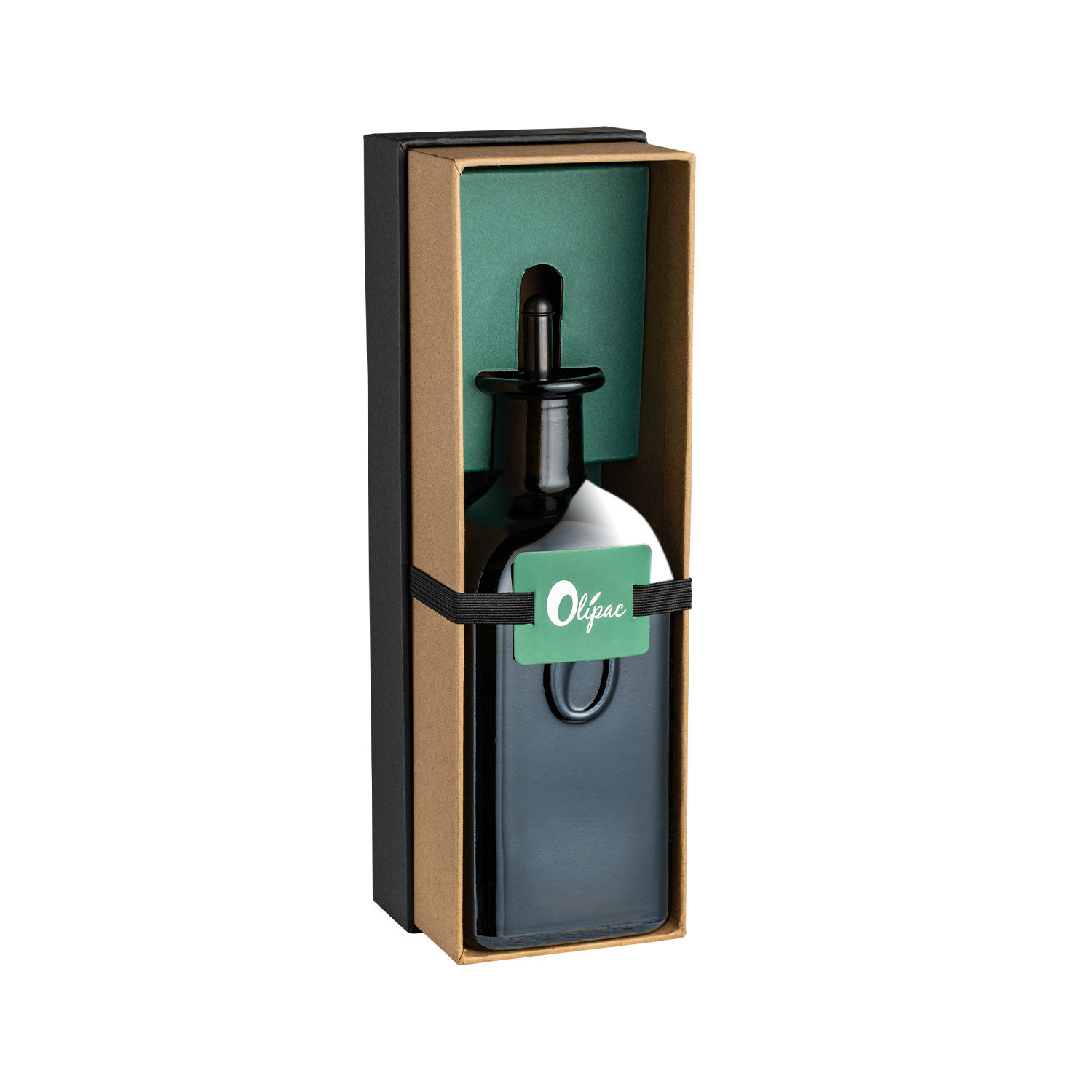 Olipac Moresca Glas Ölflasche (in Geschenkverpackung), 500 ml