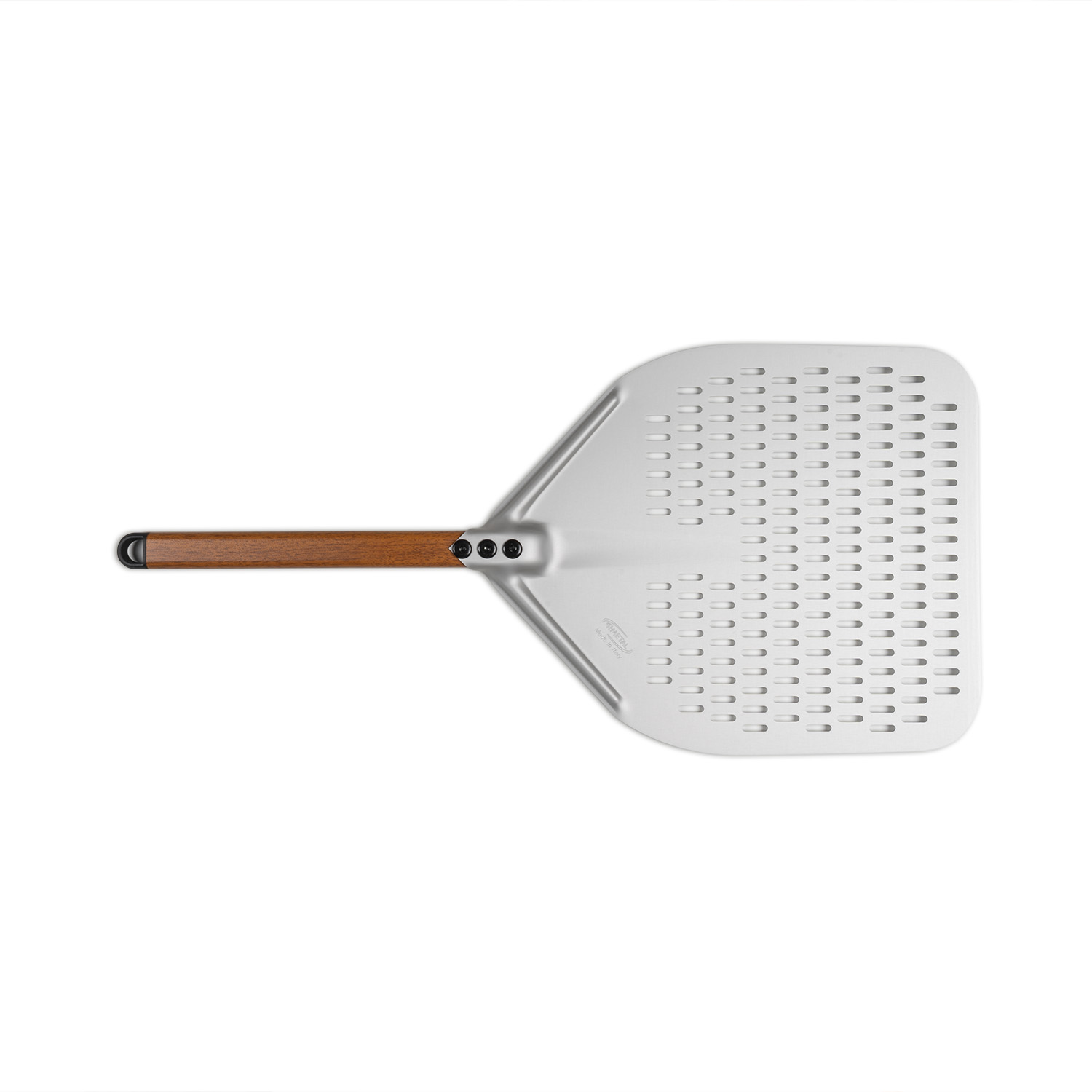 Gi.Metal »Linea WoodTech« Pizzaheber; perforiert (33x33 cm)