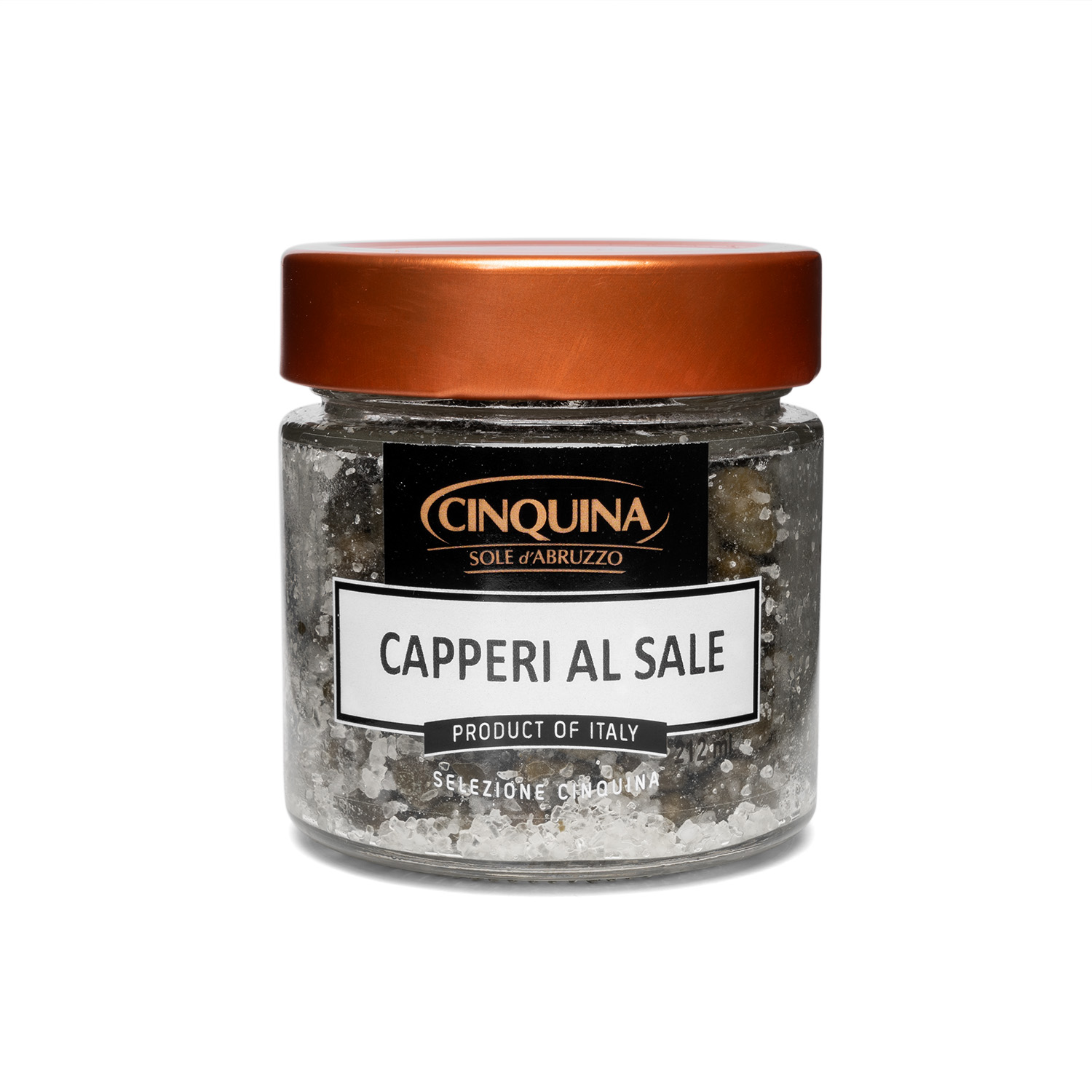 Cinquina »Capperi al Sale« Kapern in Meersalz (120 g)