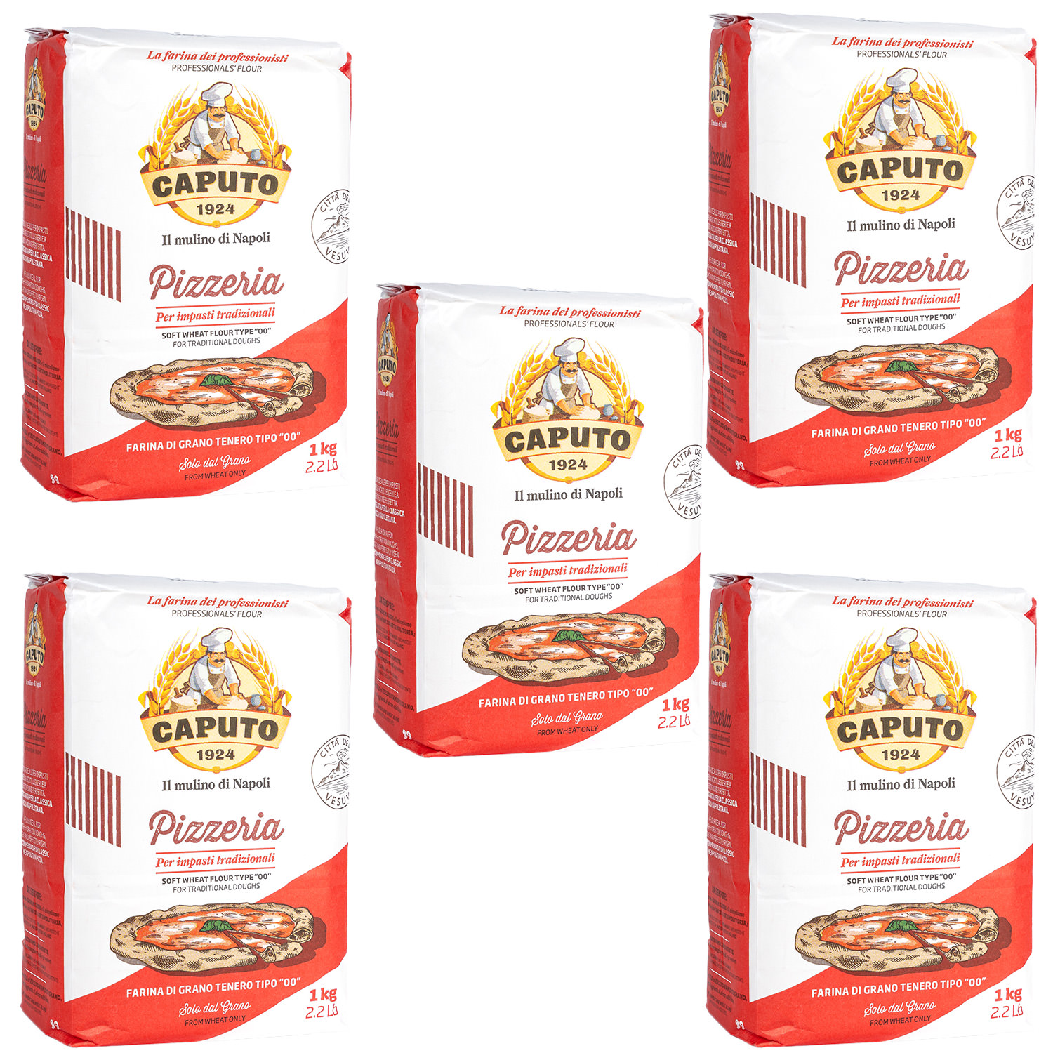 Caputo Pizzeria Tradizionale Pizzamehl Spar-Set