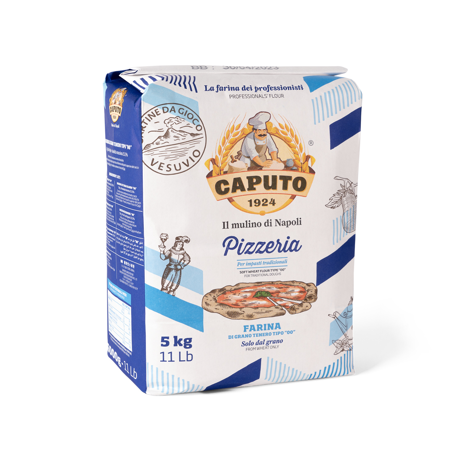 Caputo Pizzeria Tradizionale Pizzamehl Typ 00; 5kg