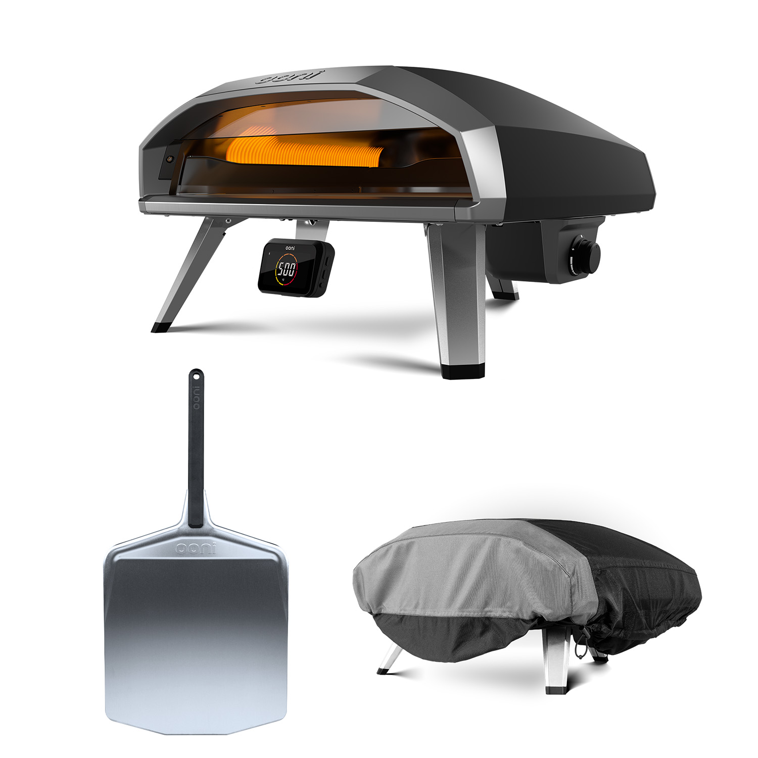 Ooni Koda 2 Pro Pizzaofen Paket »Basis« (3-tlg.)