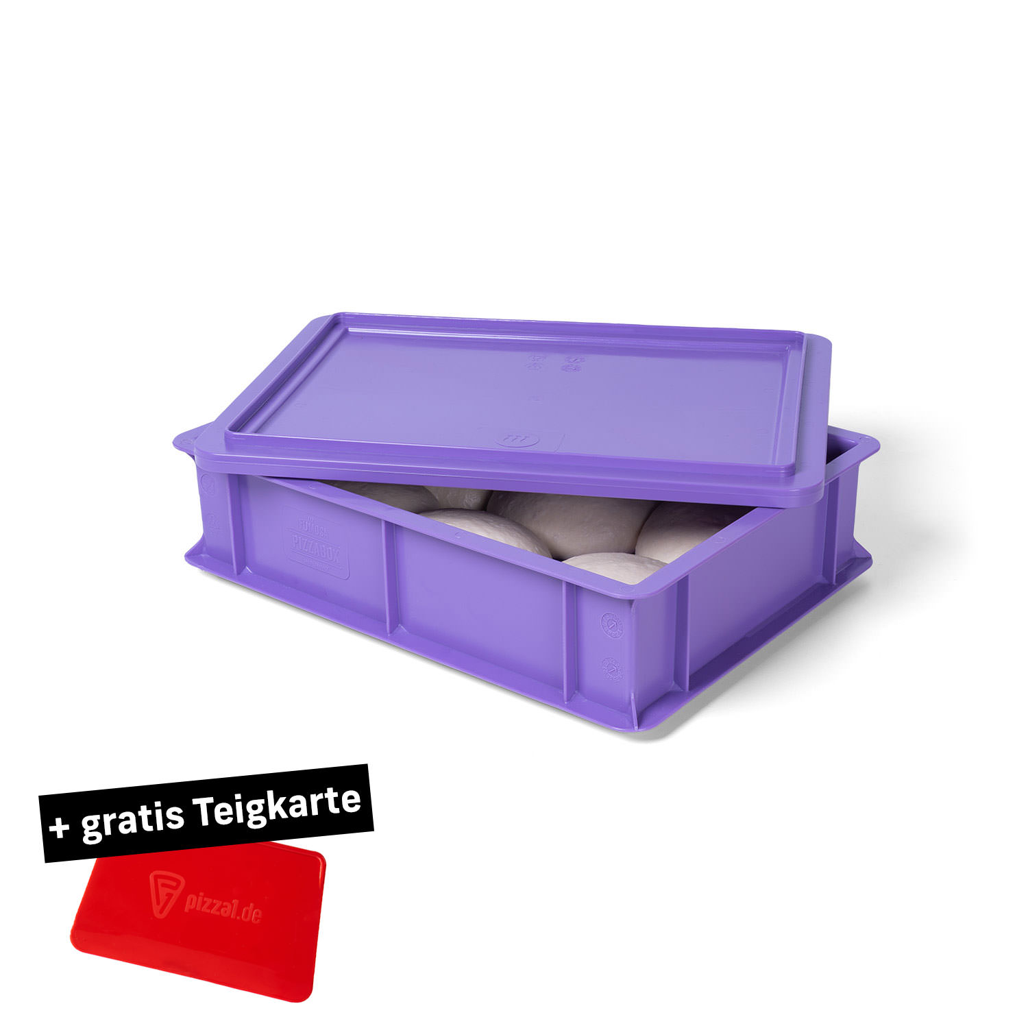 FUMOSA ital. Pizzaballen-Box Set »Home« farbig (40x30x10)