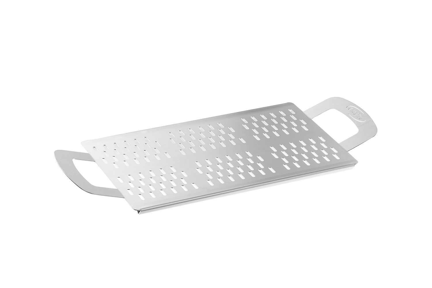 Gi.Metal perforiertes Pizza-Tablett; rechteckig