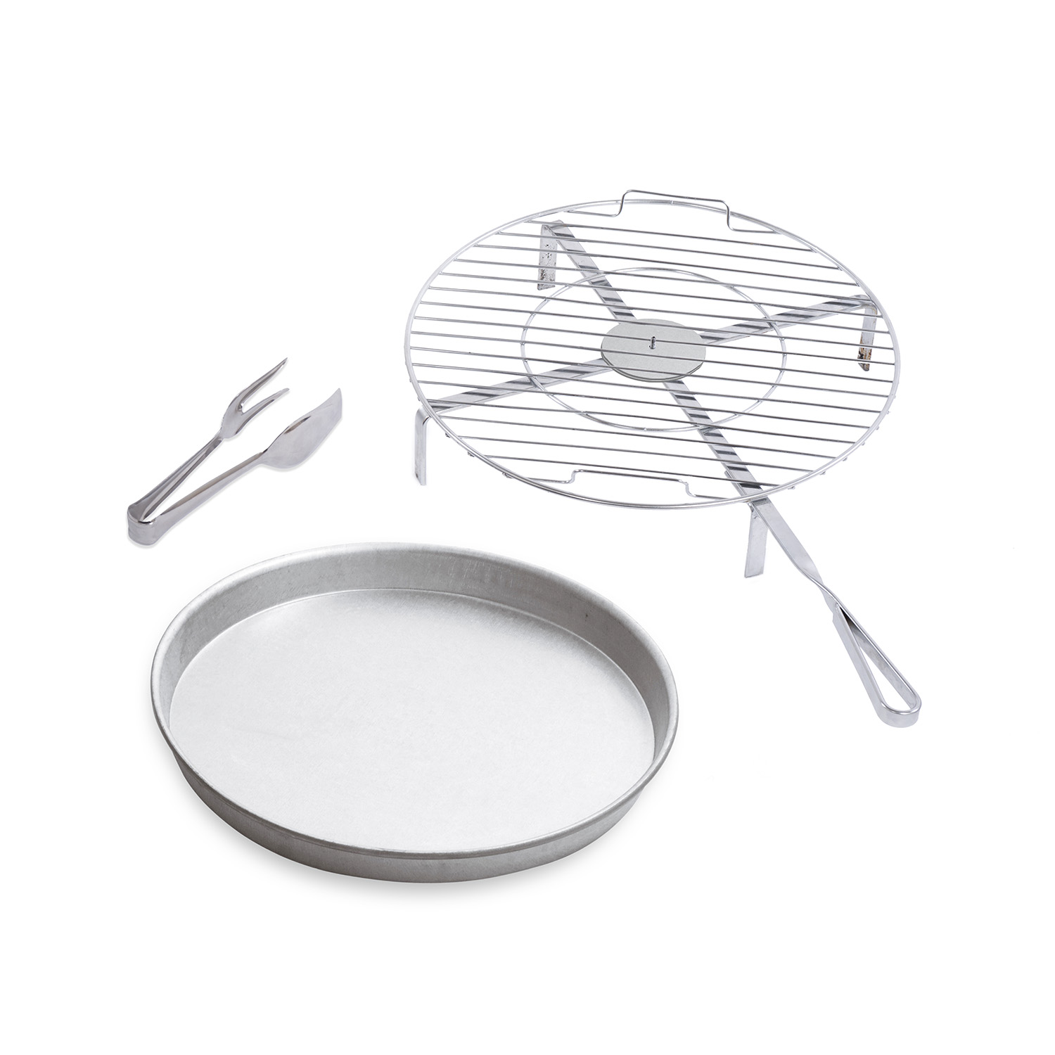 Alfa Forni BBQ 500 Grill-Einsatz; inkl. Grillzange