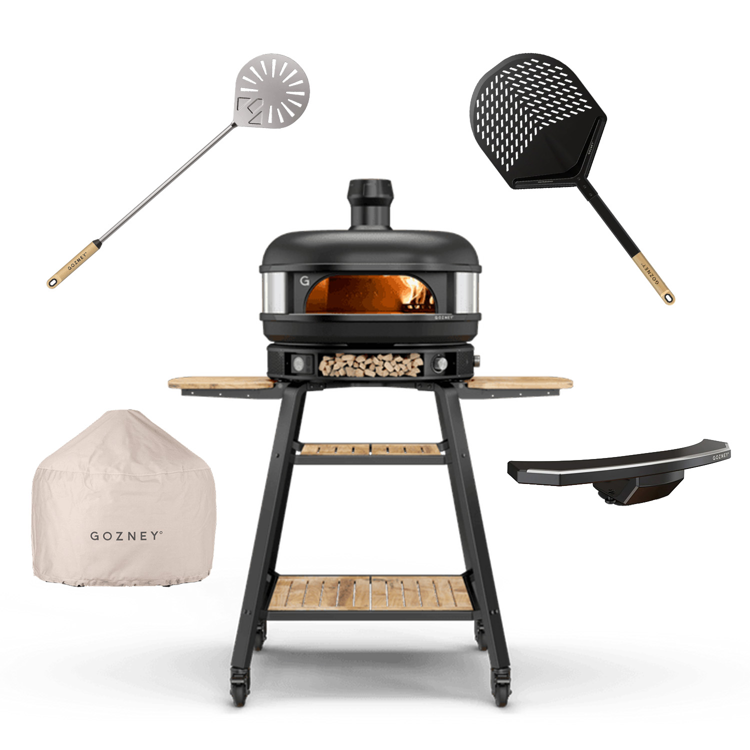 Gozney° Dome Multi-fuel Pizzaofen-Bundle »Starter« (6-tlg.) Off-Black