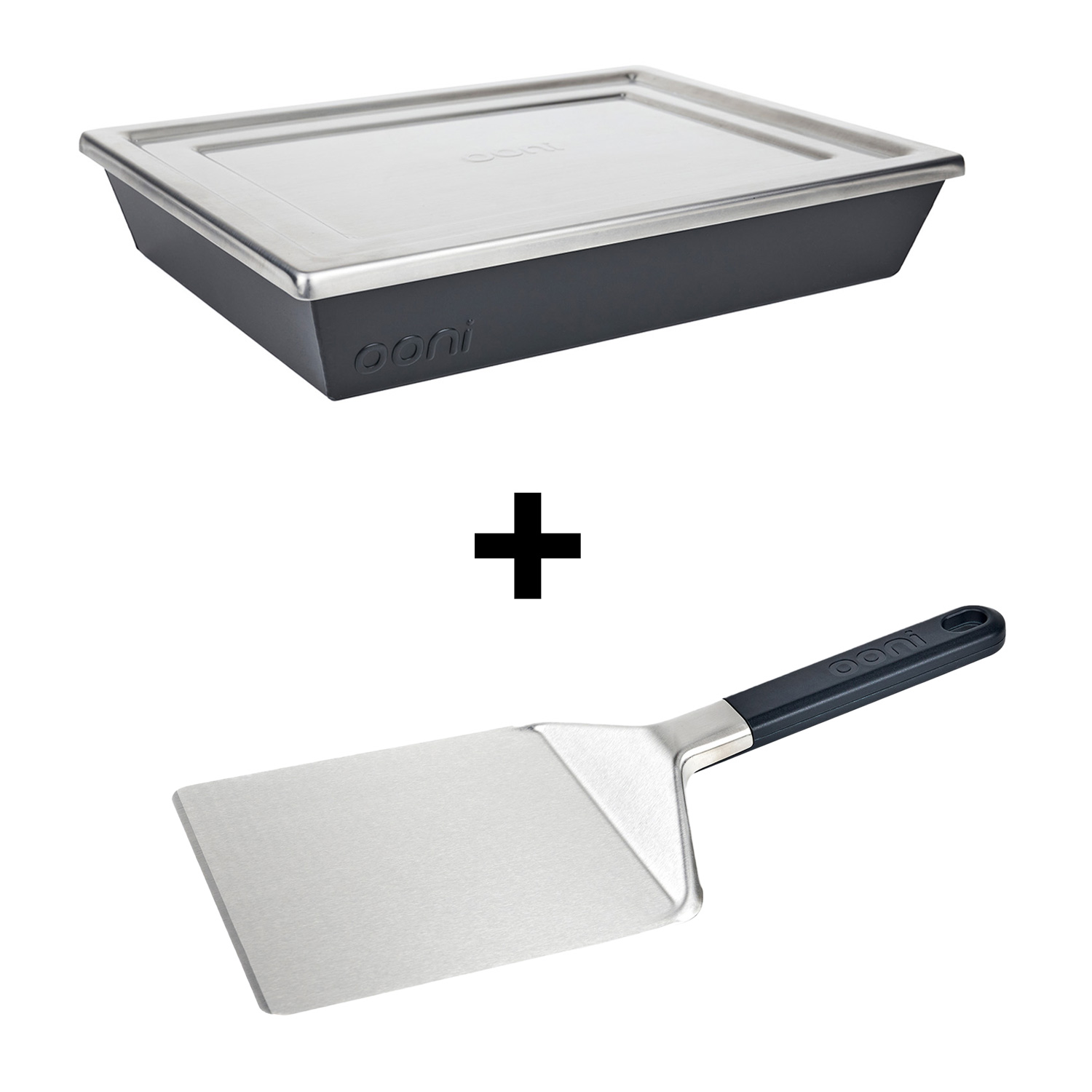 Ooni Detroit Pizzablech + Pizzaheber Set
