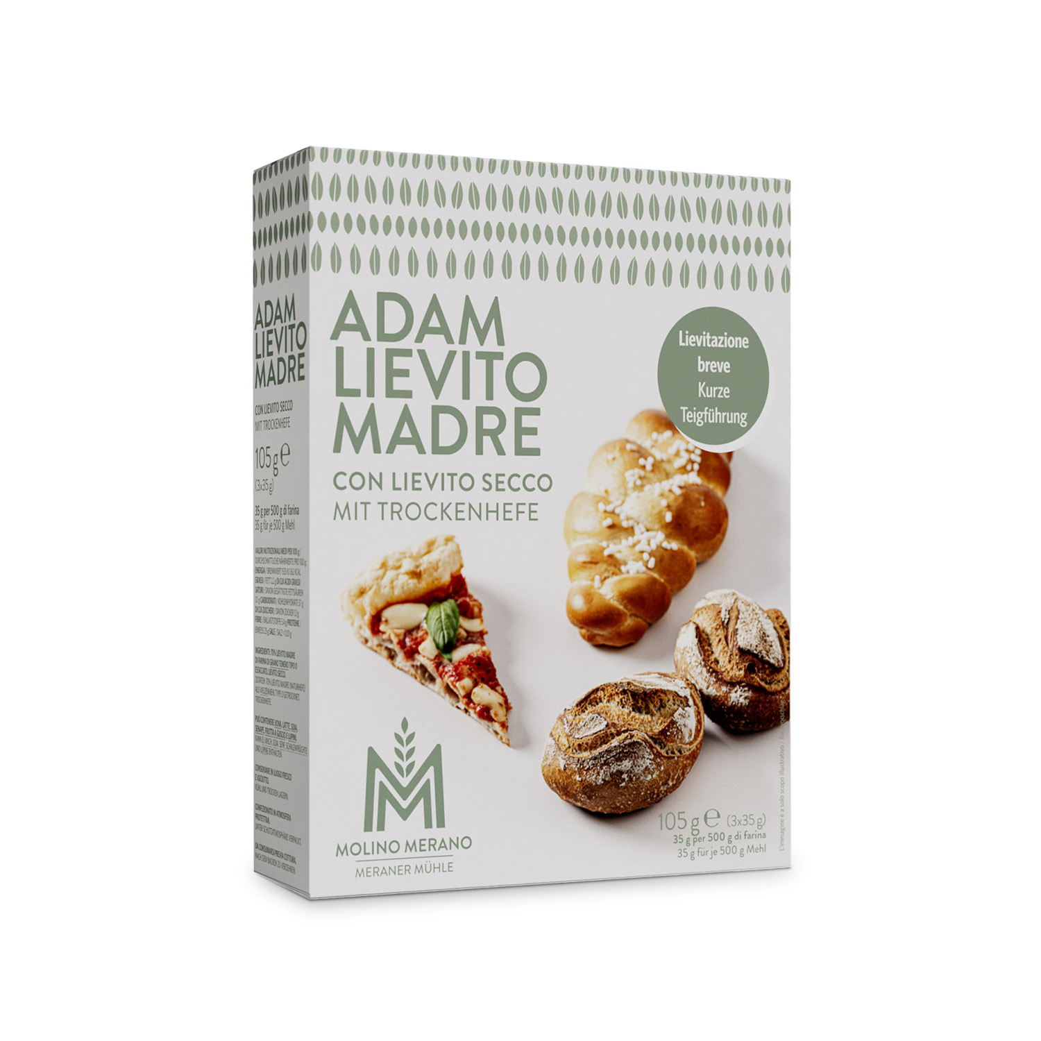 Meraner Mühle »ADAM« Lievito Madre Naturhefe mit Trockenhefe; 105 g