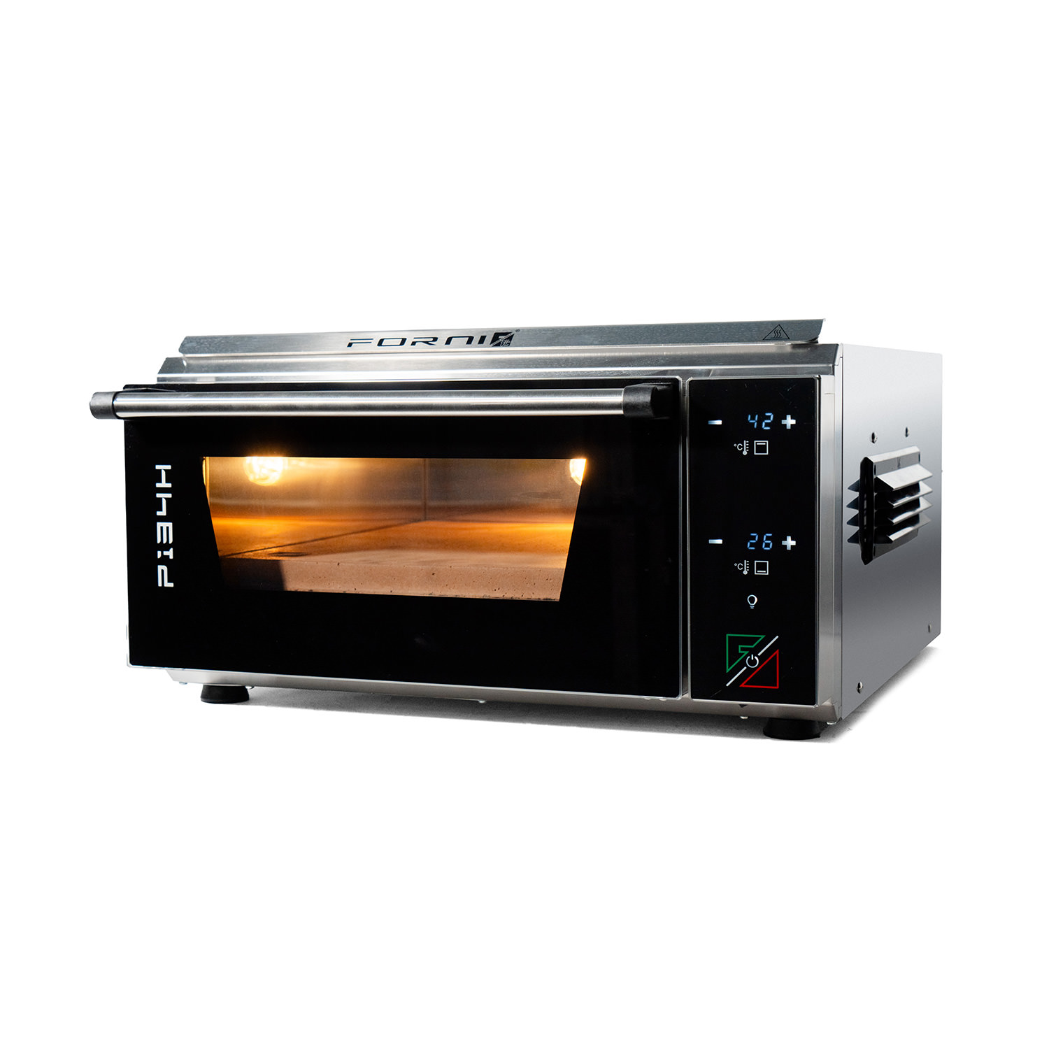 EFFEUNO P134H 509 Pro Elektro Pizzaofen, inkl. Biscotto-Pizzastein