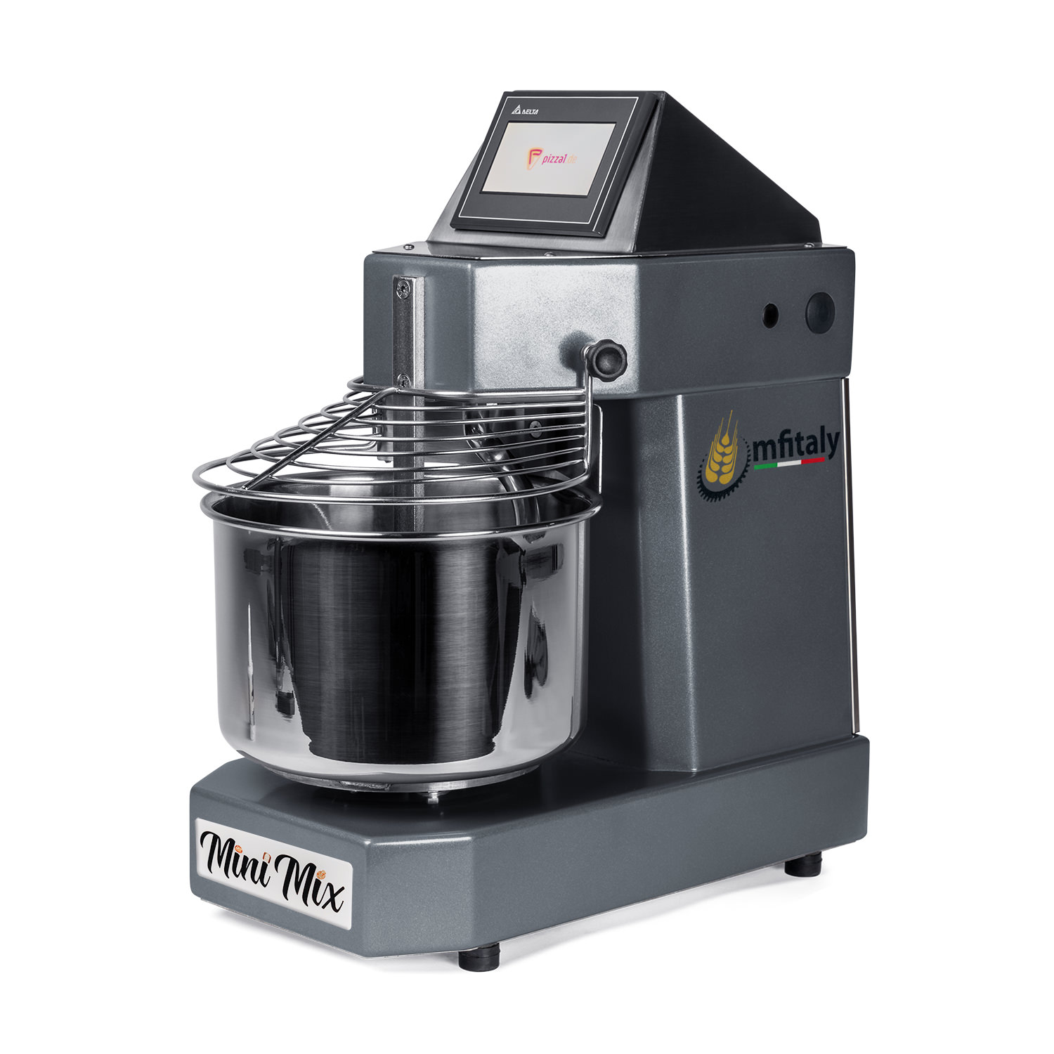MFItaly MINIMIX PRO 5 Dunkelgrau Spiral-Knetmaschine