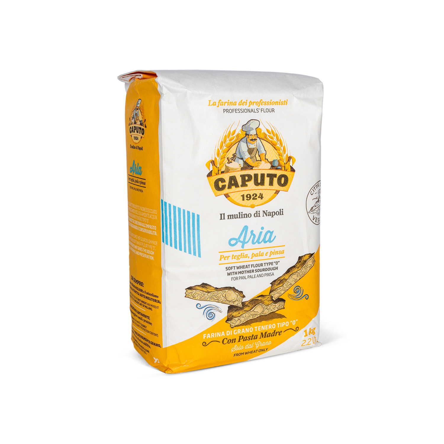 Caputo Aria Blechpizza- & Pinsamehl Typ 0 mit Pasta Madre; 1kg