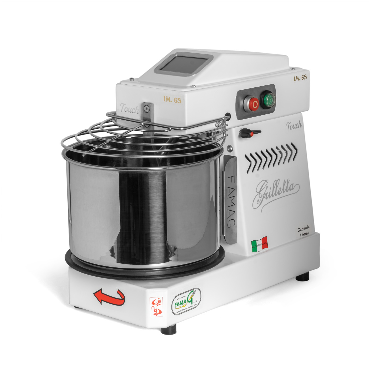 FAMAG »Grilletta« IM6S 10V HH Touch Spiral-Knetmaschine