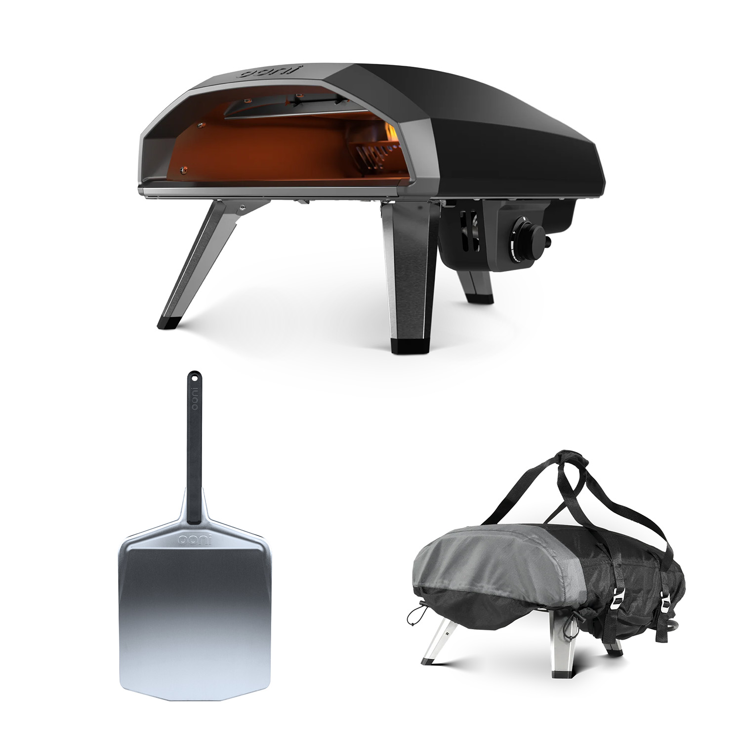 Ooni Koda 2 Pizzaofen Paket »Basis« (3-tlg.)