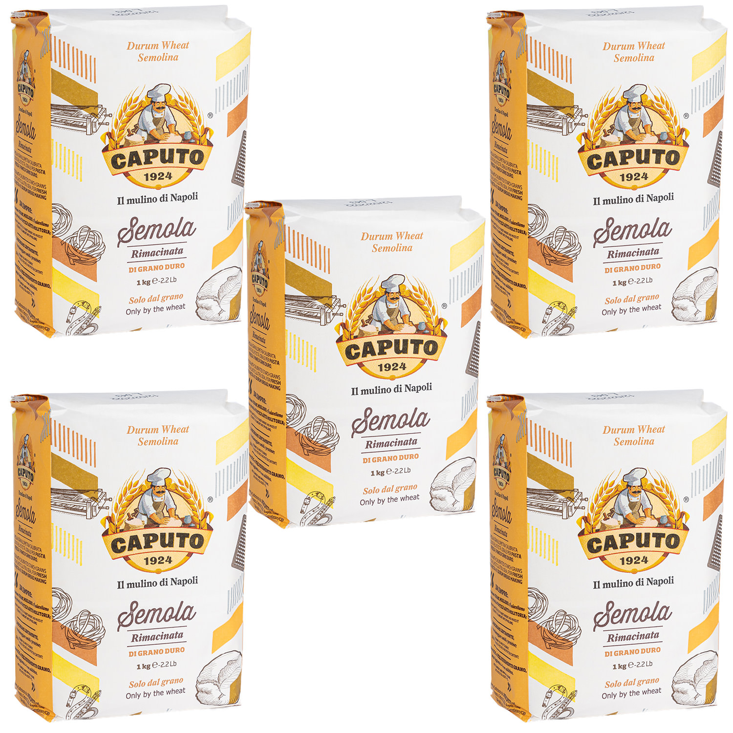 Caputo Semola Rimacinata Hartweizengrieß Spar-Set