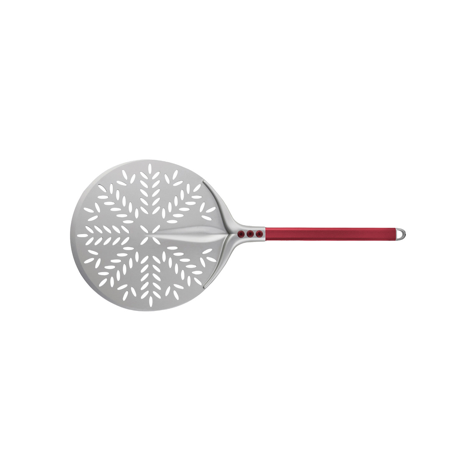 Cerutti »Tulip 60°« runder Aluminium Pizzaheber; perforiert