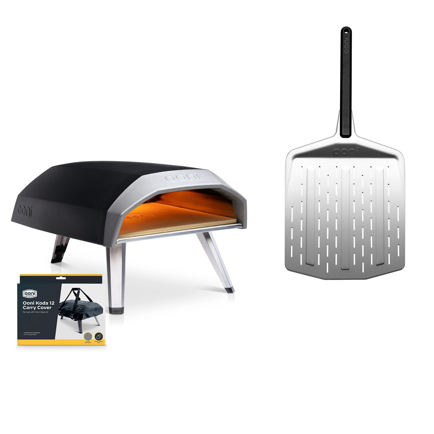 Ooni Koda 12 Pizzaofen Paket »Basis« (3-tlg.)