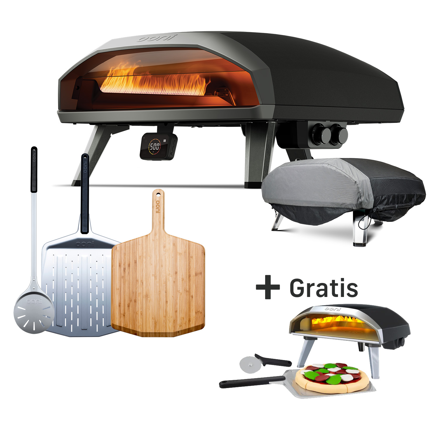 Ooni Koda 2 Max extragroßer Pizzaofen Paket »Advance«