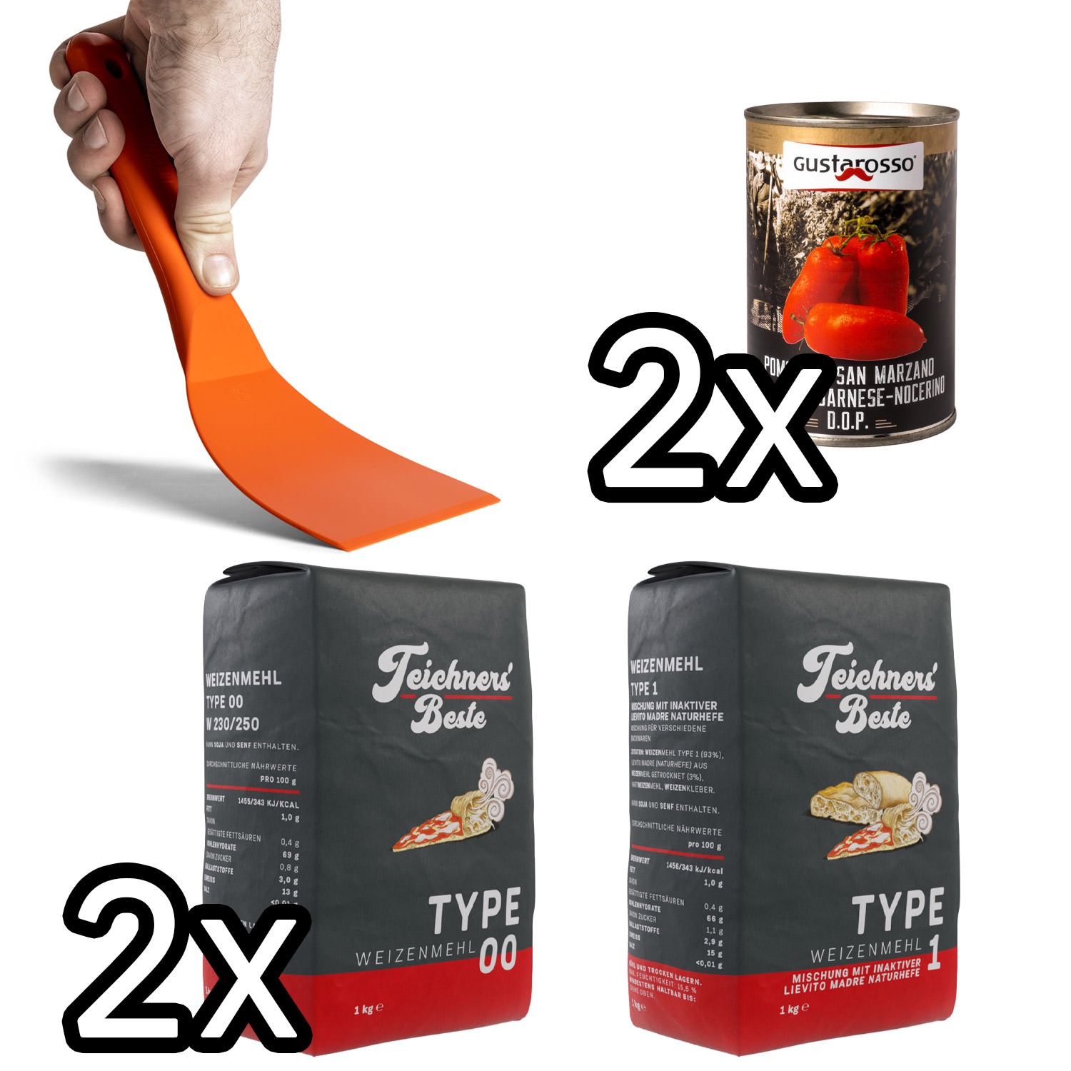 FUMOSA X Teichners Beste & Gustarosso Pizza-Kit »Starter« (6-tlg.)
