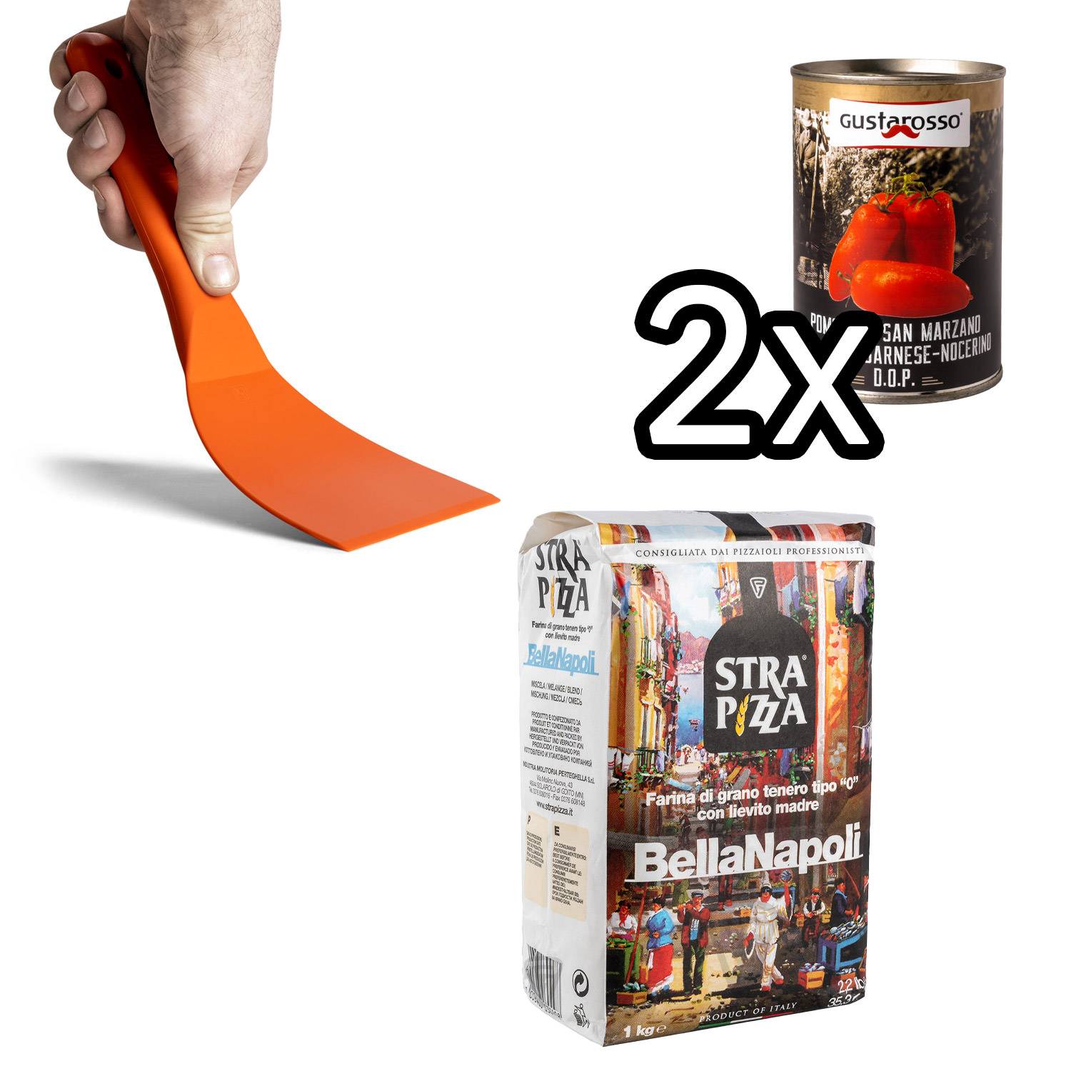 FUMOSA X Farine Perteghella & Gustarosso Pizza-Kit »Starter« (4-tlg.)