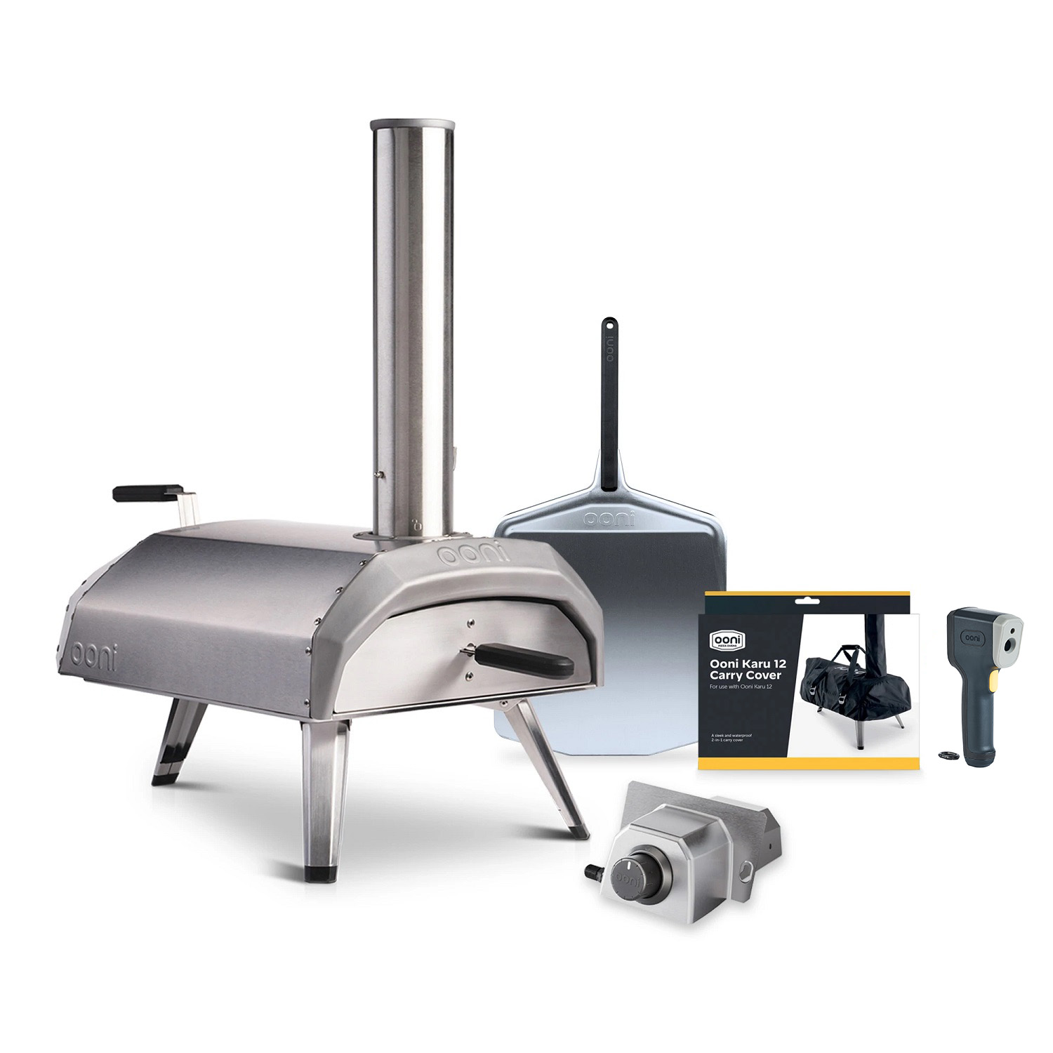Ooni Karu 12 Pizzaofen Paket »Starter« (5-tlg.)