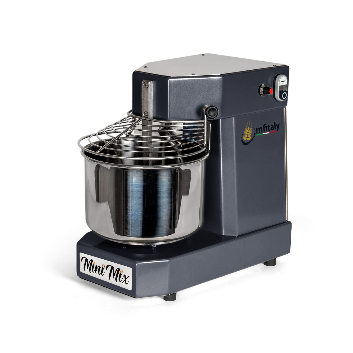 MFItaly MINIMIX STD 5 Dunkelgrau Spiral-Knetmaschine